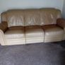 Three seater leather Sofa Image 2