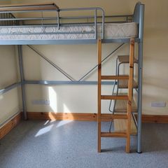 Bunk Bed Metal Frame with Matress