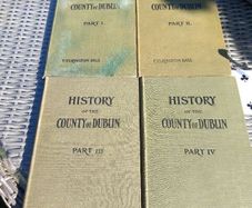First edition hardbacks on The History of County Dublin, D18 post 7e rare