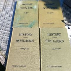 First edition hardbacks on The History of County Dublin, D18 post 7e rare