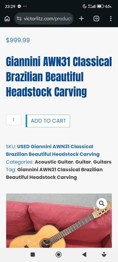 Giannini AWN-31 Bossa Nova guitar