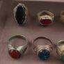 Ancient Handmade Brass Rings Lot of 15 Mixed Collectible Antique Rings Image 7