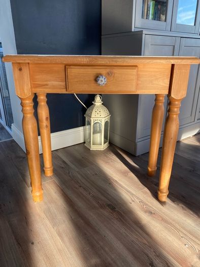 small pine table