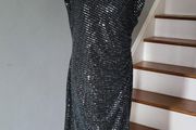 Wallis black sequin dress, Size 16, BNWT