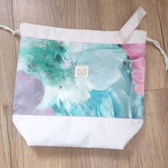 Handmade project bag for knitters and crocheters