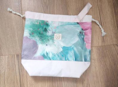 Handmade project bag for knitters and crocheters