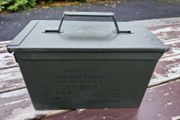 Military Metal Ammo Box / Can (Excellent storage)