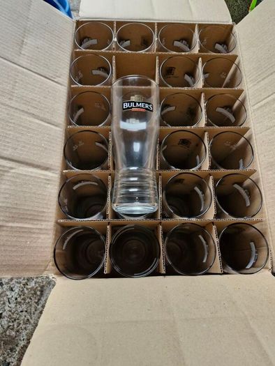24 Bulmers pint Glasses