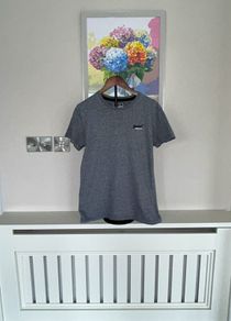 Men's Grey Short Sleeve Tee Shirt from Superdry