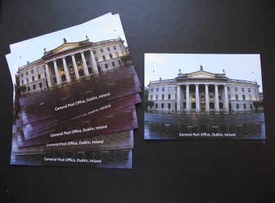 Lot of 10 new Irish postcards. 'G.P.O., Dublin'