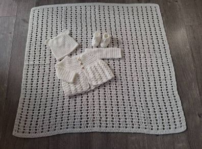 Handmade complete baby christening set