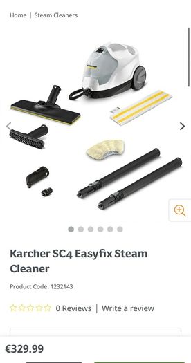 Karcher sc4 steam cleaner