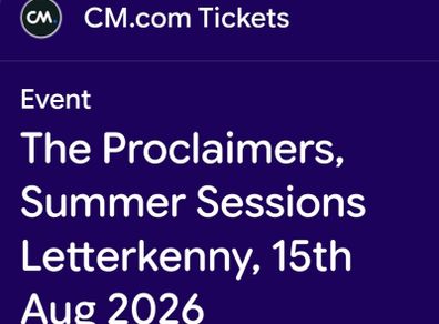 Proclaimers & Deacon Blue Summer Sessions, Letterkenny x 2
