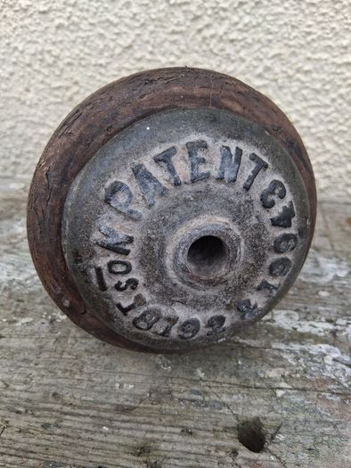 Antique Victorian patented Pipe Testing Plug