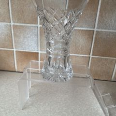 Dublin Crystal 7.25" Flower Vase as New
