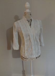 Size 8 White Blouse