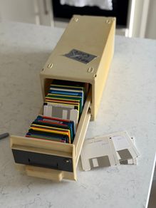 Box 3 with old Amiga discs
