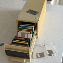Box 3 with old Amiga discs