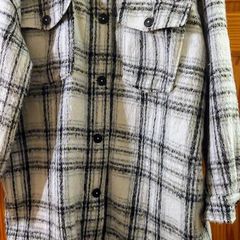 Winter Check  Shirt Coat
