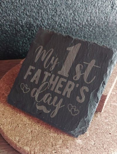 My First Father's Day Coaster Set