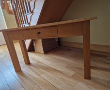 oak hall table