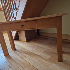 oak hall table