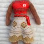 Disney Primark approx.18'' Moana Plush Doll Toy  Light Up Necklace Used Her neck is too loose Please see photos Image 10