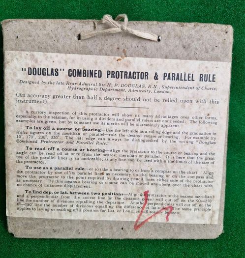 Militaria Douglas RAF WW2 Protector & Parallel Rule