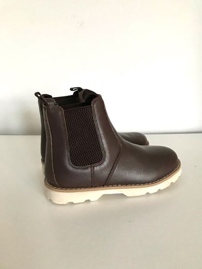 M&S unisex leather Chelsea boots 13 uk/ 32eur