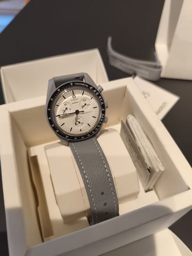 Omega + Swatch Speedmaster Moon watch