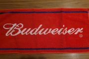 Vintage Budweiser bar towel