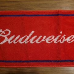 Vintage Budweiser bar towel