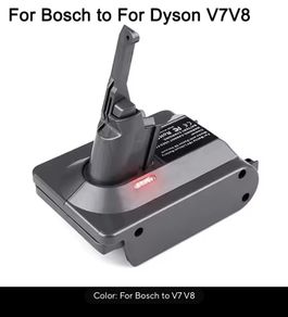 Battery Converter Adapter For Bosch/Ryobi 18V Li-ion Battery To For Dyson V6 V7 V8 Animal Vacuum Cleaner