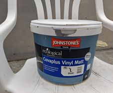 Paint, masonry paint , base bluish colour