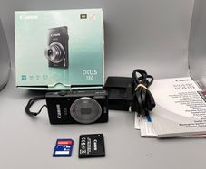 Canon IXUS 132 16MP Digital Camera Black - Full Kit - Boxed