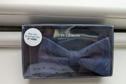Barberis Navy Bow Tie