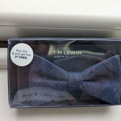 Barberis Navy Bow Tie