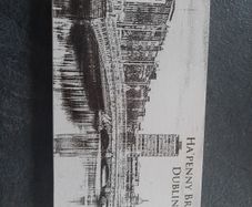 picture halfpenny bridge ha'penny bridge laser engraved picture gift image