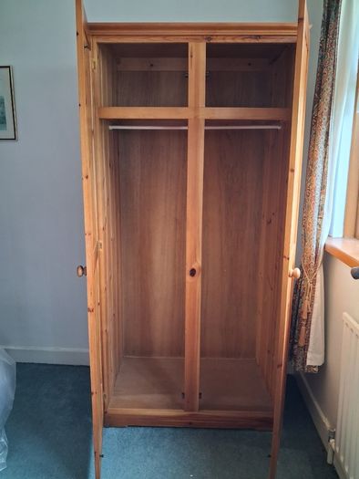 Pine wardrobe