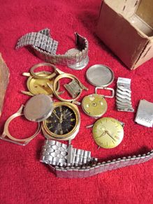 Old Box Of Scrap Watches