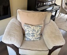 Beautiful beige armchair