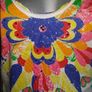 Tee and cake white floral vest top size UK12 EU40 Postage included Image 2
