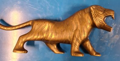Brass Tiger Figurine