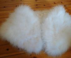 ostrich feather bridal shrug