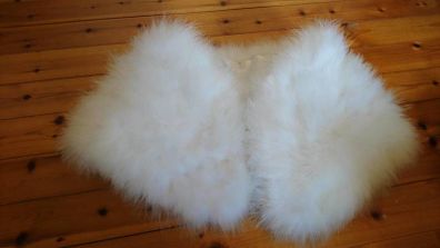 ostrich feather bridal shrug
