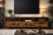 Industrial TV Stand for TVs up to 80 Inches