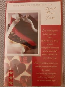 Valentines Card and Envelope