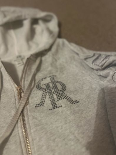 River Island Womens grey " RI Couture " zip trough hoodie
