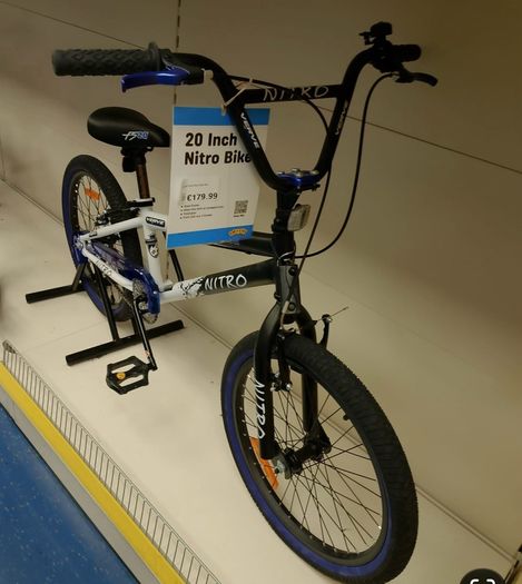 Nitro 20-inch BMX-style bicycle