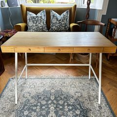 IKEA Lillasen Bamboo Desk with 3 Drawers
